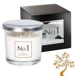 Świece zapachowe z dwoma knotami No.1-Bispol Premium