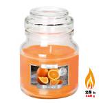 BISPOL świeca zapachowa w szkle słoik  Pomarańcza 28h
