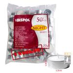 9x Podgrzewacze 50 sztuk świece tealight palenie 8he 9 opk. a'50 szt.,świeca Bispol