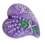 Świeca zapachowa  Lavender Stories Serce /Lawenda