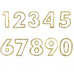 Świeca urodzinowa cyferka złoty kontur