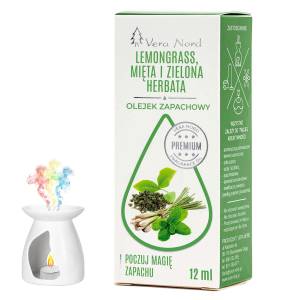 LEMONGRASS,MIĘTA I ZIELONA HERBATA  olejek zapachowy Vera Nord