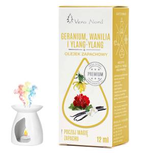 GERANIUM WANILIA i YLANG olejek zapachowy Vera Nord  