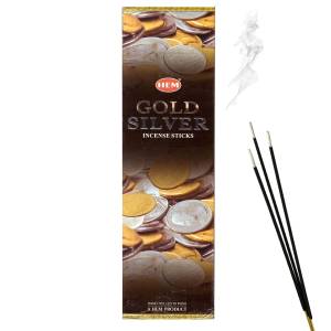 Kadzidełka SILVER & GOLD  SREBRO&ZŁOTO Kadzidła HEM 200szt. 