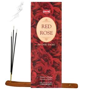 Kadzidełka RED ROSE CZERWONA RÓŻA  Kadzidła HEM 120szt.  
