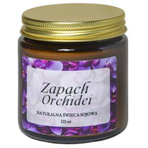 ORCHIDEA  Świeca zapachowa sojowa 120 ml 