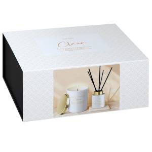 Prezent Gift Box zapach FOR HER  dyfuzor i świeca zapachowa elegancja