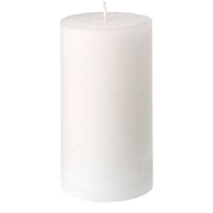  Świeca Rustic Walec biały  11,5 cm