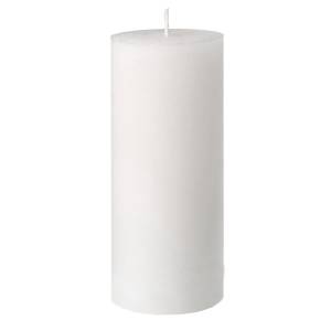  Świeca Rustic Walec biały  15 cm